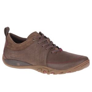Merrell Women's Brown Leather Casual Lace-Up Shoe